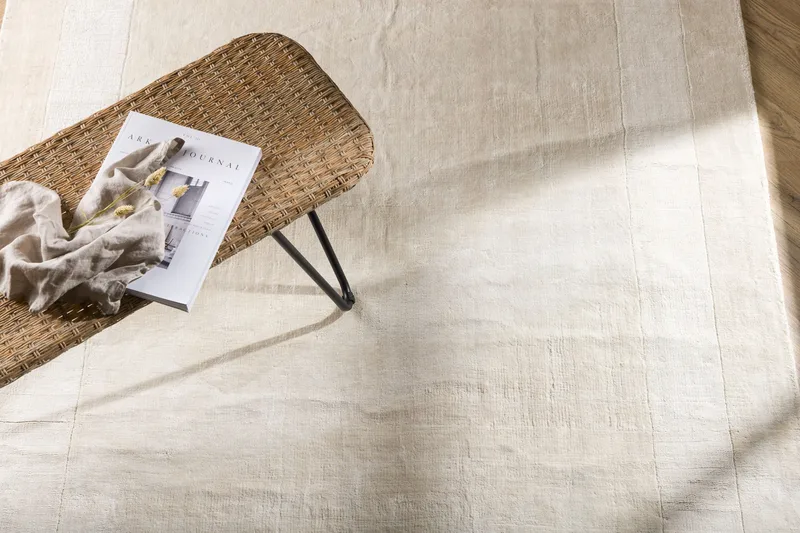 Boston Viskosmatta 160x230 cm - Vit - Textilier & mattor - Mattor - Modern matta - Viskosmattor