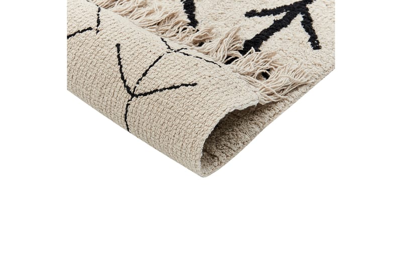 Bozkir Bomullsmatta 160x230 cm - Beige - Textilier & mattor - Mattor - Modern matta - Bomullsmattor