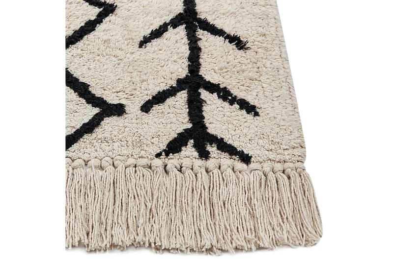 Bozkir Bomullsmatta 160x230 cm - Beige - Textilier & mattor - Mattor - Modern matta - Bomullsmattor