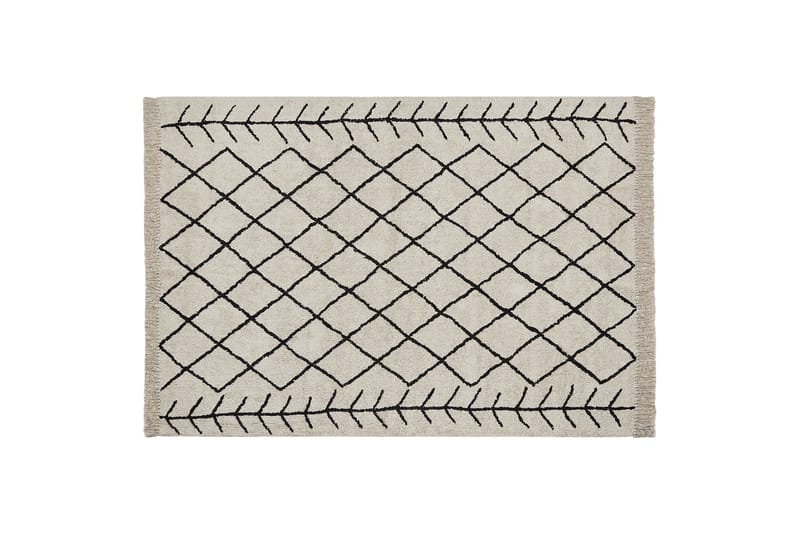 Bozkir Bomullsmatta 160x230 cm Beige - Bomullsmattor