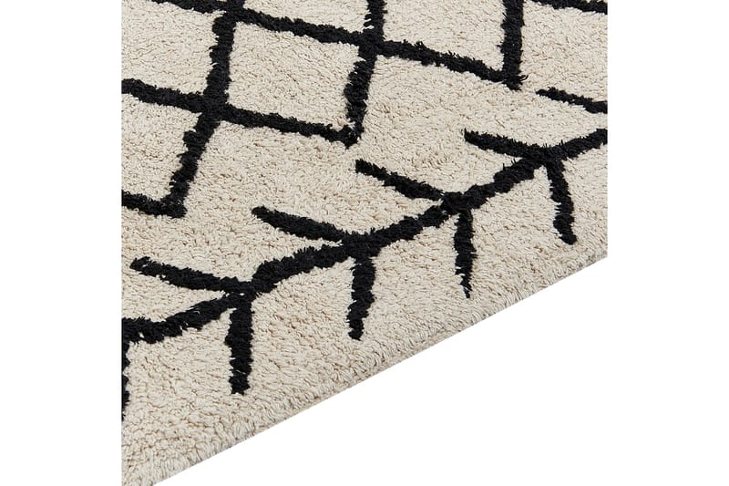 Bozkir Bomullsmatta 160x230 cm - Beige - Textilier & mattor - Mattor - Modern matta - Bomullsmattor