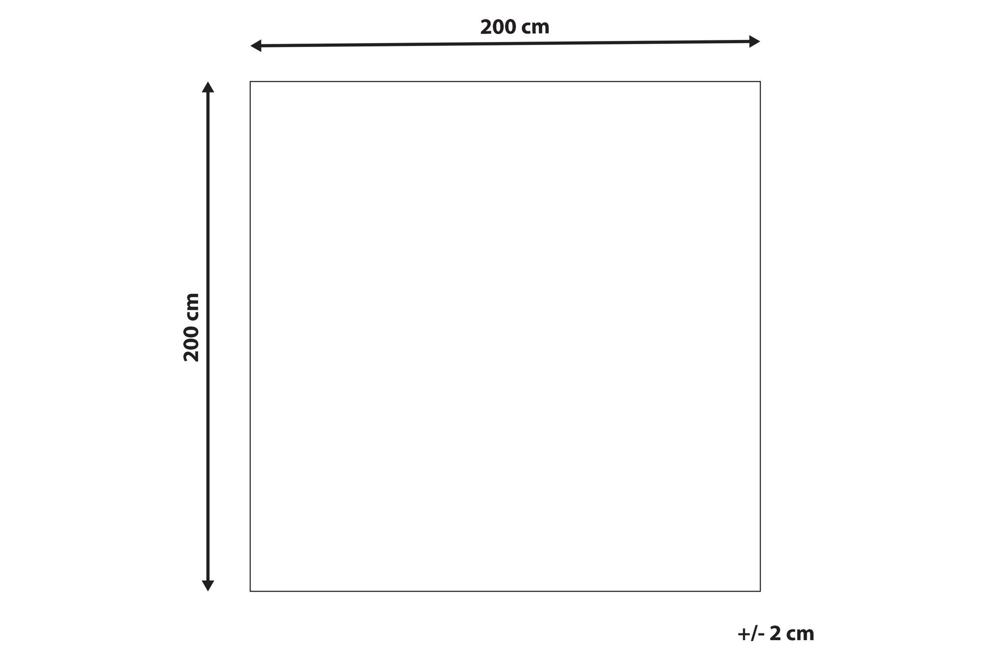 Bozova Ullmatta 200x200 cm Beige - Textilier & mattor - Mattor - Modern matta - Ullmattor