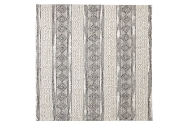 Bozova Ullmatta 200x200 cm - Beige - Textilier & mattor - Mattor - Modern matta - Ullmattor