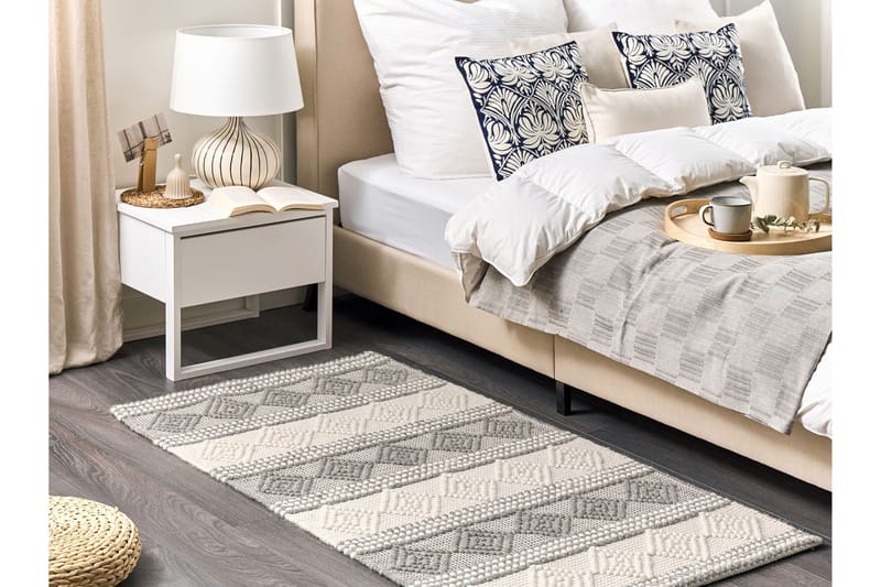 Bozova Ullmatta 80x150 cm - Beige - Textilier & mattor - Mattor - Modern matta - Ullmattor