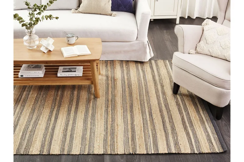 Budho Jutematta 160x230 cm - Grå - Textilier & mattor - Mattor - Modern matta - Jutemattor & sisalmattor