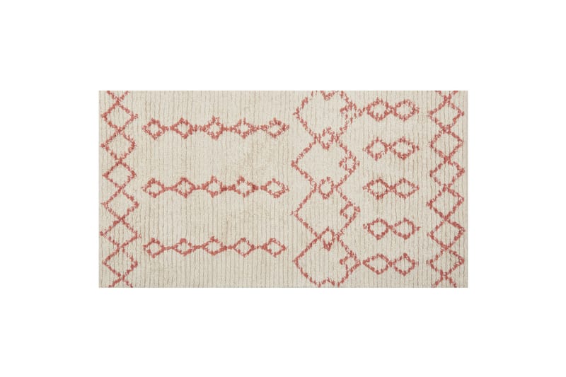 Buxar Bomullsmatta 80x150 cm Beige - Textilier & mattor - Mattor - Modern matta - Ryamattor