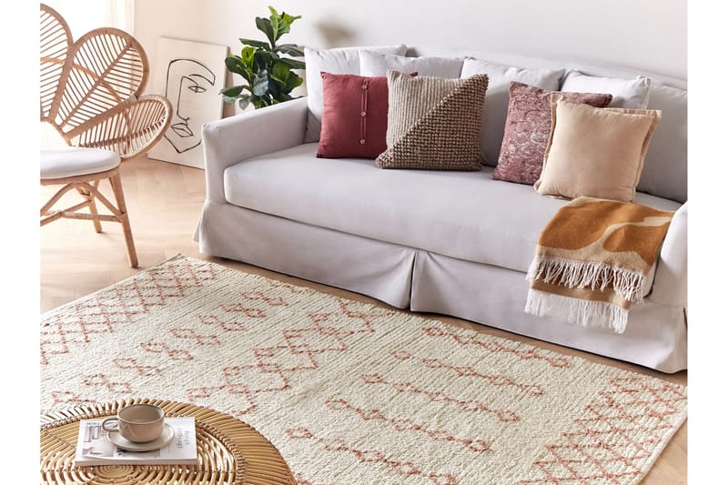 Buxar Ryamatta 140x200 cm Beige - Textilier & mattor - Mattor - Modern matta - Ryamattor