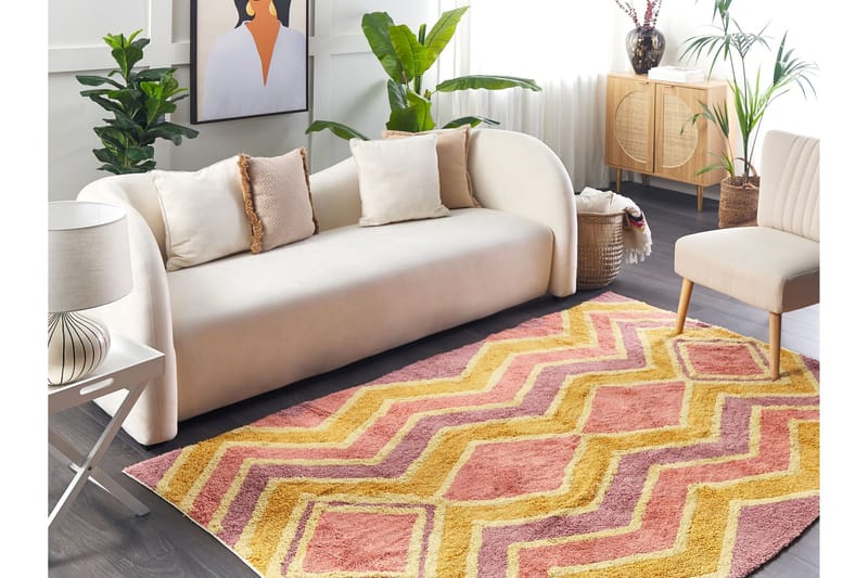 Canakkale Ryamatta 160x230 cm - Beige - Textilier & mattor - Mattor - Modern matta - Bomullsmattor