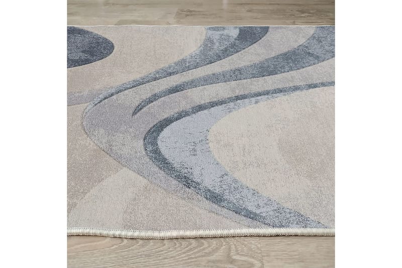 Carolina Bomullsmatta 100x300 cm Rektangulär - Blå - Textilier & mattor - Mattor - Modern matta - Bomullsmattor