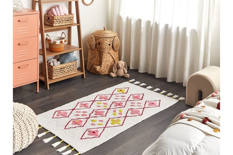 Cavus Bomullsmatta 80x150 cm - Vit - Textilier & mattor - Mattor - Modern matta - Bomullsmattor