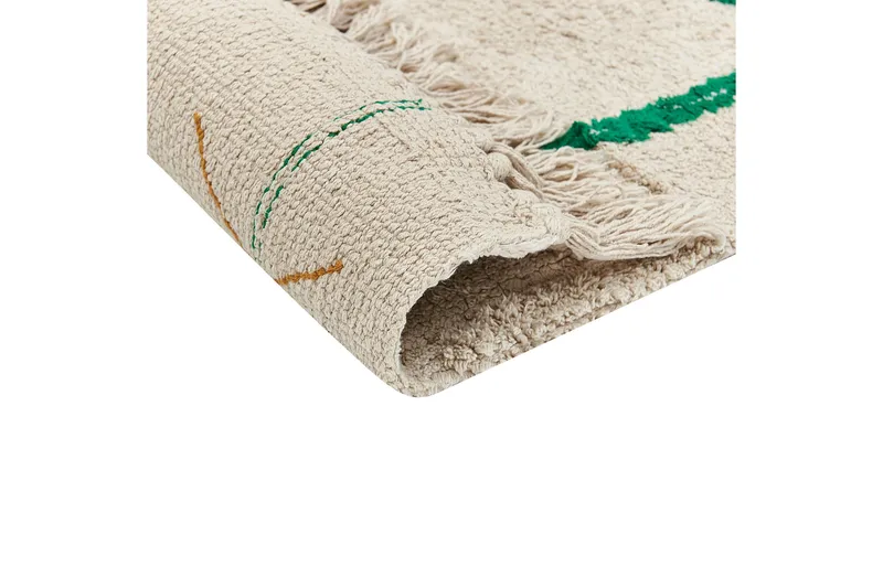 Cetmi Bomullsmatta 160x230 cm - Beige - Textilier & mattor - Mattor - Modern matta - Bomullsmattor