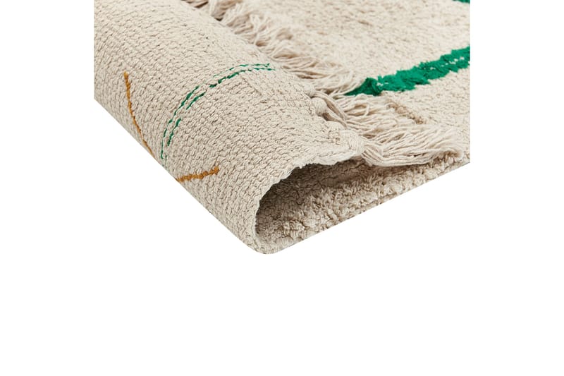 Cetmi Bomullsmatta 160x230 cm - Beige - Textilier & mattor - Mattor - Modern matta - Bomullsmattor