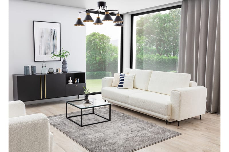 Codrila Ryamatta Rektangulär 180x120 cm - Grå - Textilier & mattor - Mattor - Modern matta - Ryamattor