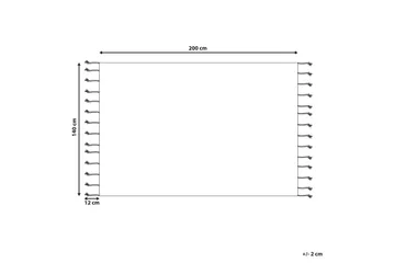 Corum Ryamatta 140x200 cm - Beige - Textilier & mattor - Mattor - Modern matta - Bomullsmattor