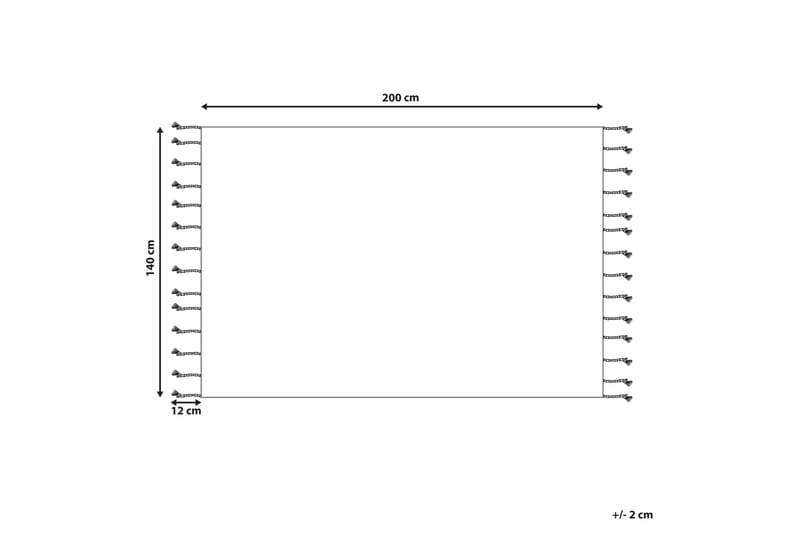 Corum Ryamatta 140x200 cm - Beige - Textilier & mattor - Mattor - Modern matta - Bomullsmattor