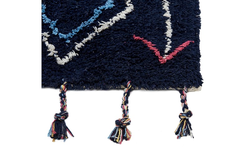 Corum Ryamatta 140x200 cm - Svart - Textilier & mattor - Mattor - Modern matta - Bomullsmattor