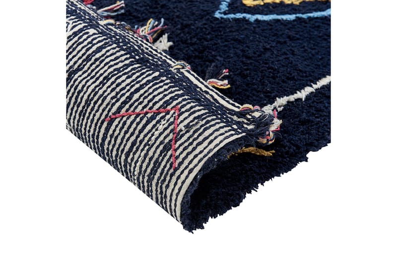 Corum Ryamatta 140x200 cm - Svart - Textilier & mattor - Mattor - Modern matta - Bomullsmattor