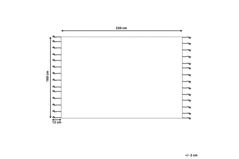 Corum Ryamatta 160x230 cm - Beige - Textilier & mattor - Mattor - Modern matta - Bomullsmattor