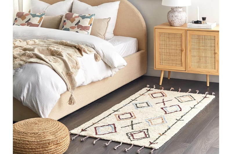 Corum Ryamatta 80x150 cm - Beige - Textilier & mattor - Mattor - Modern matta - Ryamattor