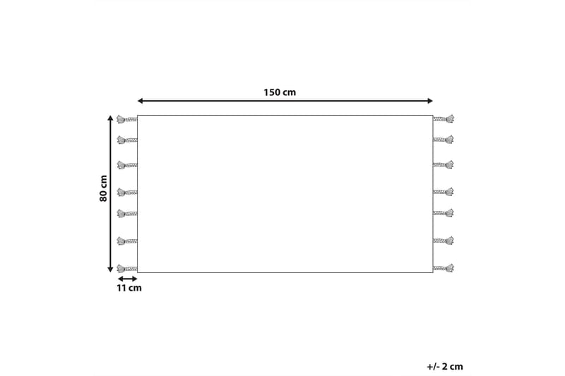 Corum Ryamatta 80x150 cm - Svart - Textilier & mattor - Mattor - Modern matta - Bomullsmattor