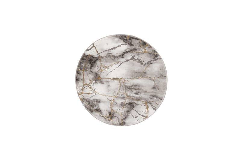CRAFT CONCRETE Rund 80 cm Guld - Friezemattor - Wiltonmattor - Stora mattor