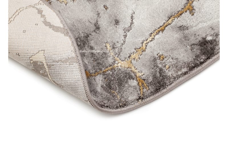 CRAFT CONCRETE Rund 80 cm Guld - Friezemattor - Wiltonmattor - Stora mattor