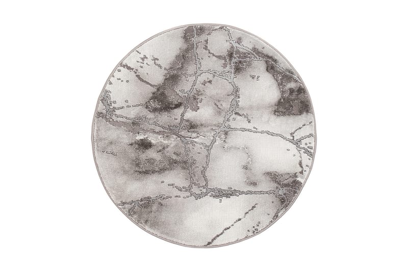 CRAFT CONCRETE rund 120 Silver - Friezemattor - Wiltonmattor