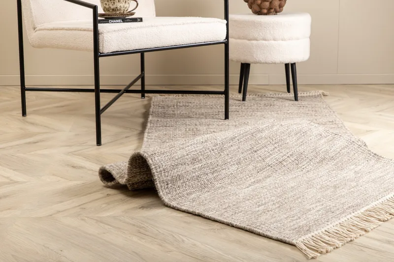 Cyrus Ullmatta 80x250 cm - Beige - Textilier & mattor - Mattor - Modern matta - Ullmattor