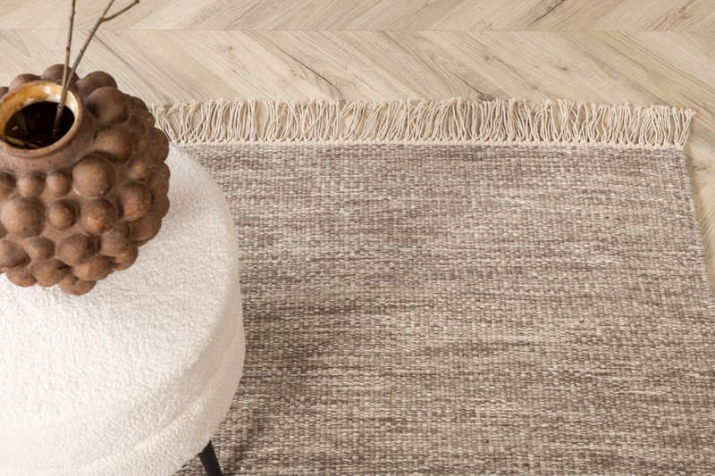 Cyrus Ullmatta 80x250 cm - Beige - Textilier & mattor - Mattor - Modern matta - Ullmattor