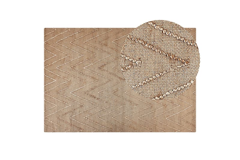Daday Jutematta 140x200 cm - Beige - Textilier & mattor - Mattor - Modern matta - Jutemattor & sisalmattor