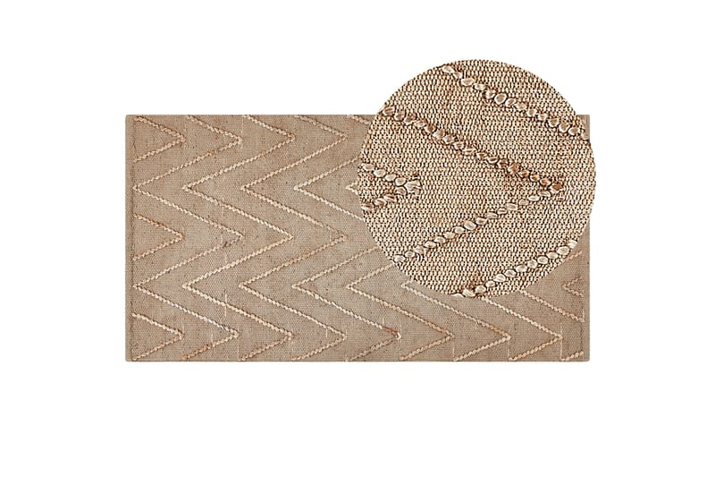 Daday Jutematta 80x150 cm - Beige - Textilier & mattor - Mattor - Modern matta - Jutemattor & sisalmattor
