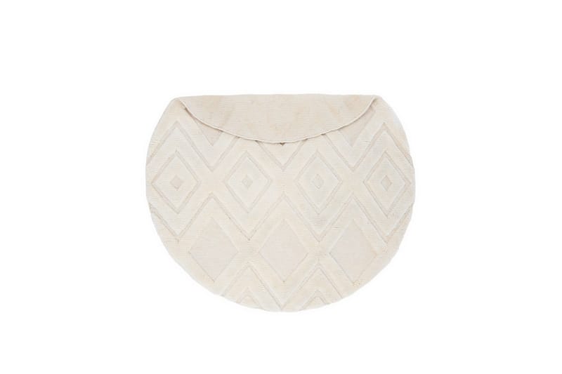 Dahlia Ullmatta 200 cm Rund - Vit - Textilier & mattor - Mattor - Modern matta - Ullmattor