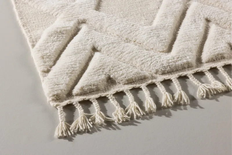 Dahlia Ullmatta 300x400 cm Rektangulär - Vit - Textilier & mattor - Mattor - Modern matta - Ullmattor