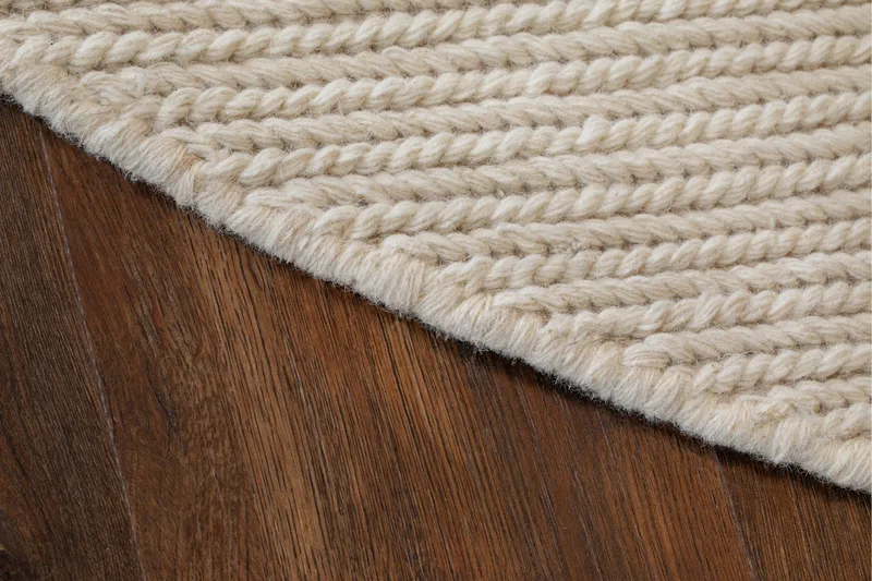 Dalarö Ullmatta 240x340 cm Oblong - Vit - Textilier & mattor - Mattor - Modern matta - Ullmattor