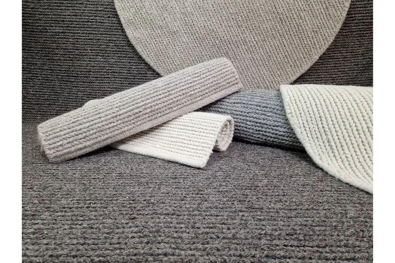 Dalarö Ullmatta Ø300 cm Rund - Beige - Textilier & mattor - Mattor - Modern matta - Ullmattor