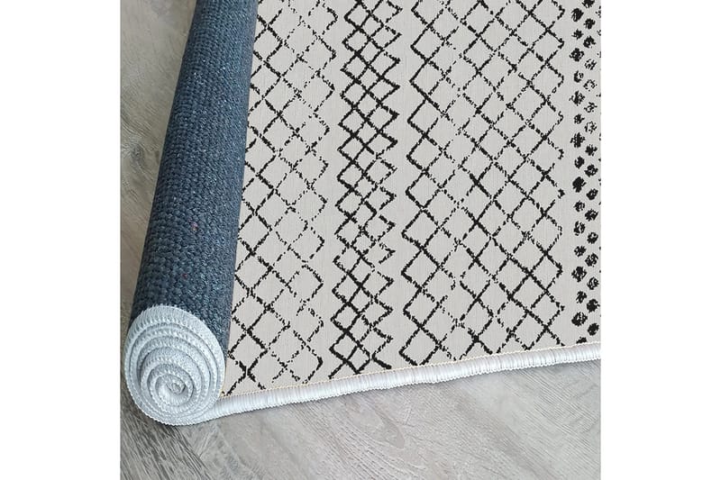 Dall Bomullsmatta 100x300 cm Rektangulär - Vit - Textilier & mattor - Mattor - Modern matta - Bomullsmattor