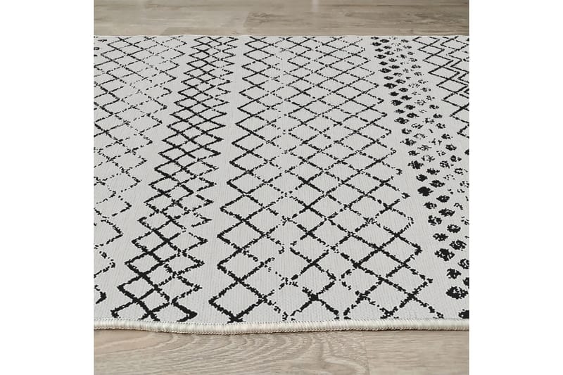 Dall Bomullsmatta 100x300 cm Rektangulär - Vit - Textilier & mattor - Mattor - Modern matta - Bomullsmattor