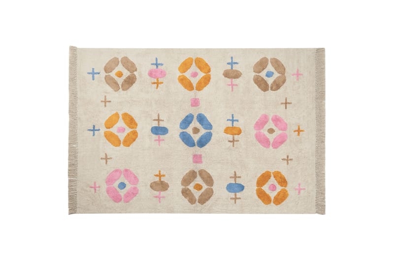 Daran Bomullsmatta 160x230 cm Beige - Bomullsmattor