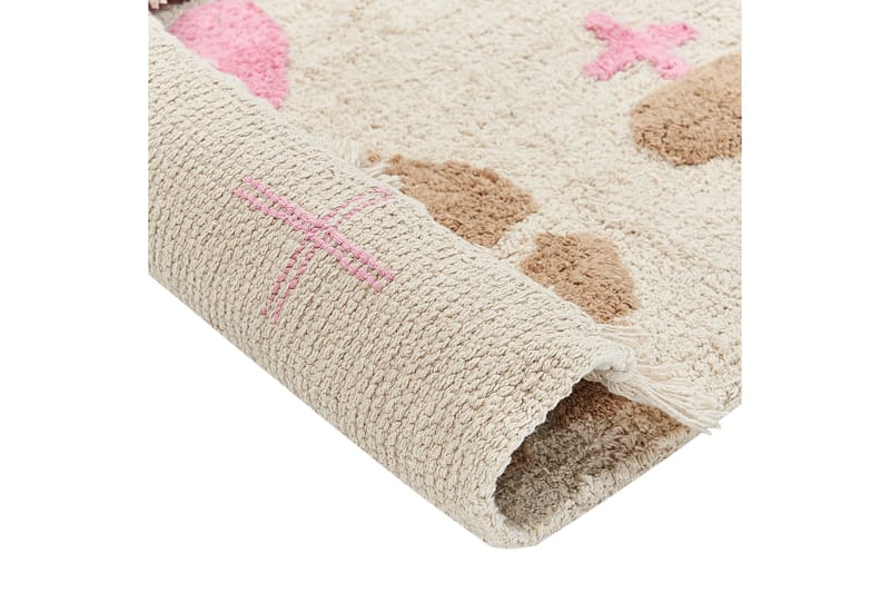 Daran Bomullsmatta 80x150 cm - Beige - Textilier & mattor - Mattor - Modern matta - Bomullsmattor