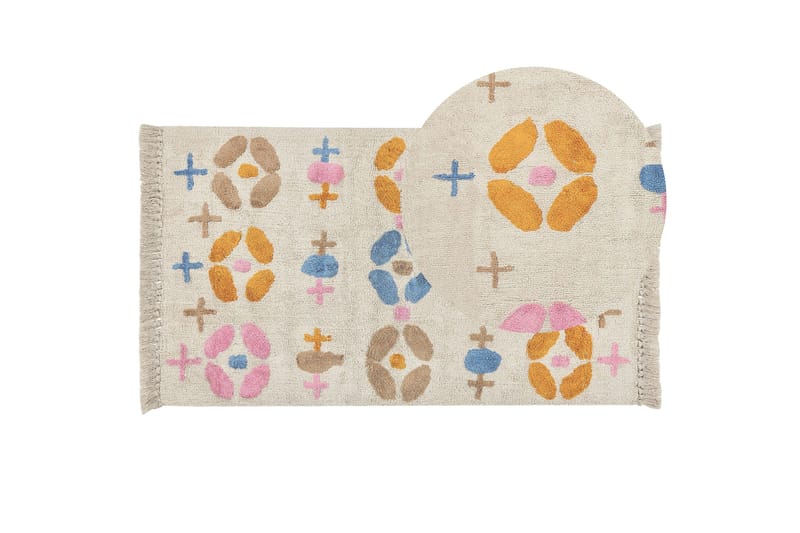 Daran Bomullsmatta 80x150 cm - Beige - Textilier & mattor - Mattor - Modern matta - Bomullsmattor