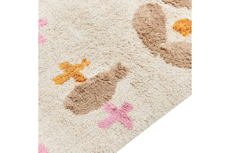 Daran Bomullsmatta 80x150 cm - Beige - Textilier & mattor - Mattor - Modern matta - Bomullsmattor