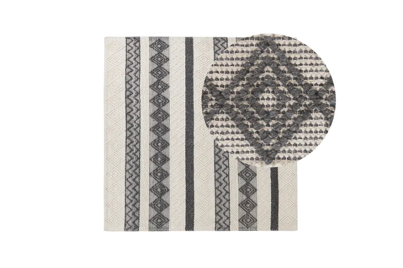 Davutlar Ullmatta 200x200 cm - Beige - Textilier & mattor - Mattor - Modern matta - Ullmattor