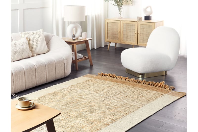 Dedemli Jutematta 160x230 cm - Beige - Textilier & mattor - Mattor - Modern matta - Jutemattor & sisalmattor