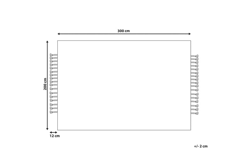 Dedemli Jutematta 200x300 cm Beige - Textilier & mattor - Mattor - Modern matta - Jutemattor & sisalmattor