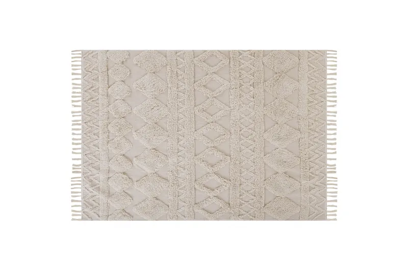Didim Bomullsmatta 160x230 cm, Beige