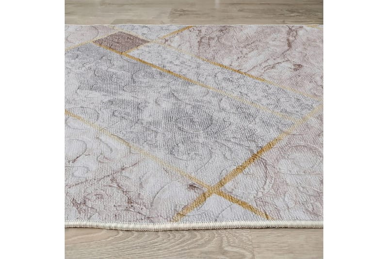 Dina Bomullsmatta 100x300 cm Rektangulär - Vit - Textilier & mattor - Mattor - Modern matta - Bomullsmattor