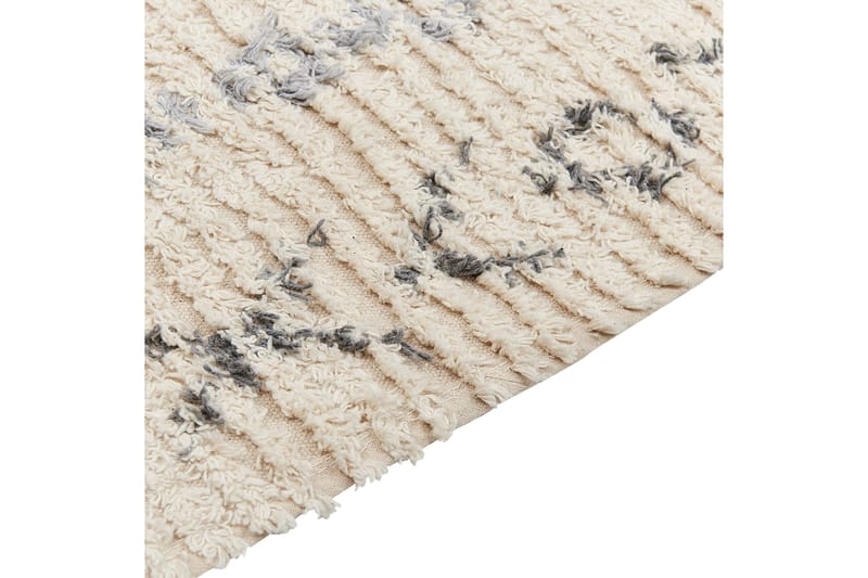 Dispur Bomullsmatta 160x230 cm - Beige - Textilier & mattor - Mattor - Modern matta - Bomullsmattor