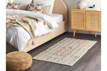 Dispur Bomullsmatta 80x150 cm - Beige - Textilier & mattor - Mattor - Modern matta - Bomullsmattor