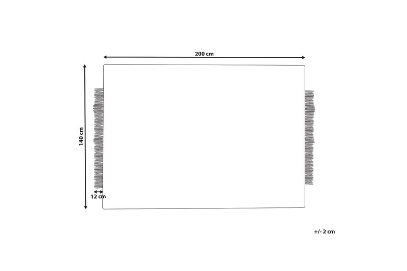 Divarli Ullmatta 140x200 cm - Beige - Textilier & mattor - Mattor - Modern matta - Ullmattor