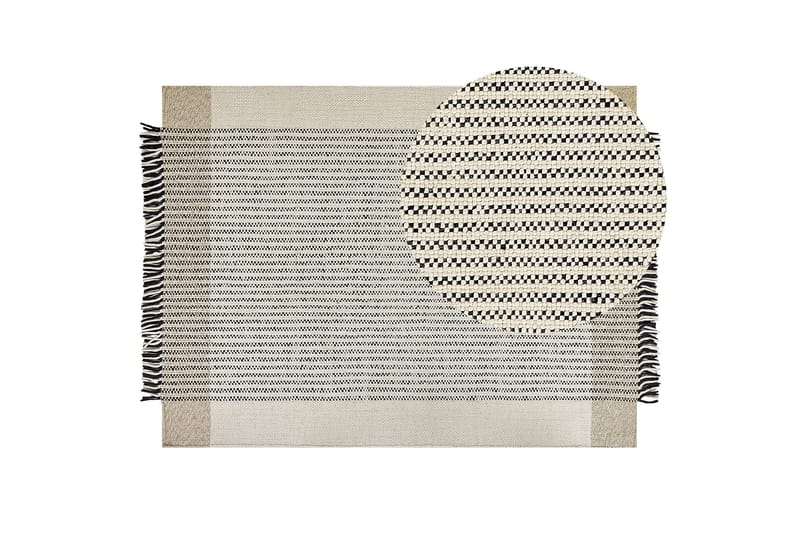 Divarli Ullmatta 160x230 cm - Beige - Textilier & mattor - Mattor - Modern matta - Ullmattor